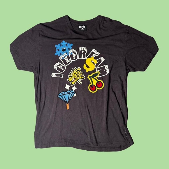 VINTAGE 1990’s RARE BILLIONAIRE BOYS CLUB ICECREAM SINGLE STICH BROWN SHIRT - Picture 2 of 6